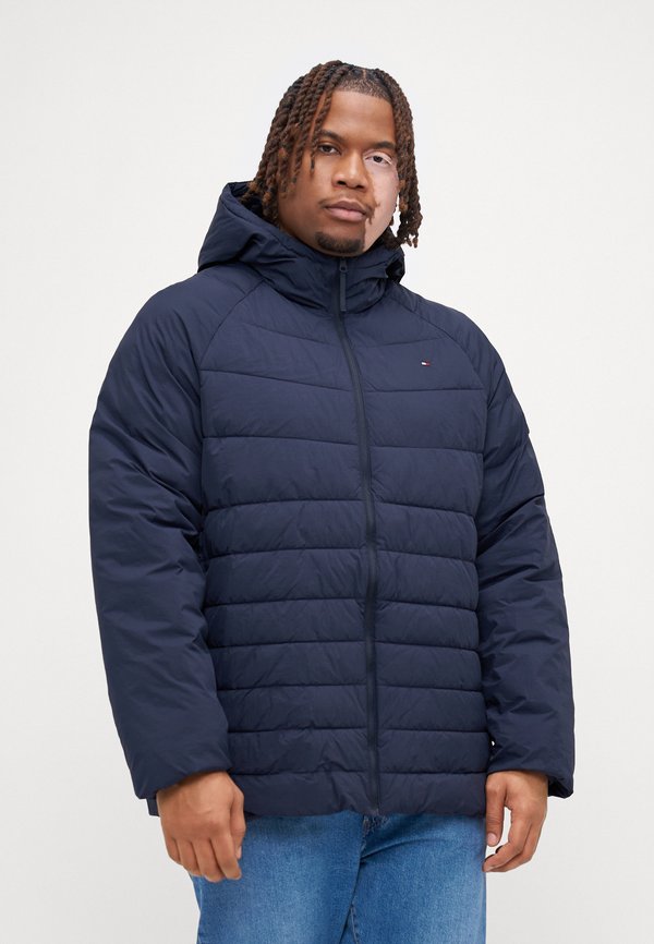 MIX QUILT HOODED JACKET - Winter jacket - desert sky