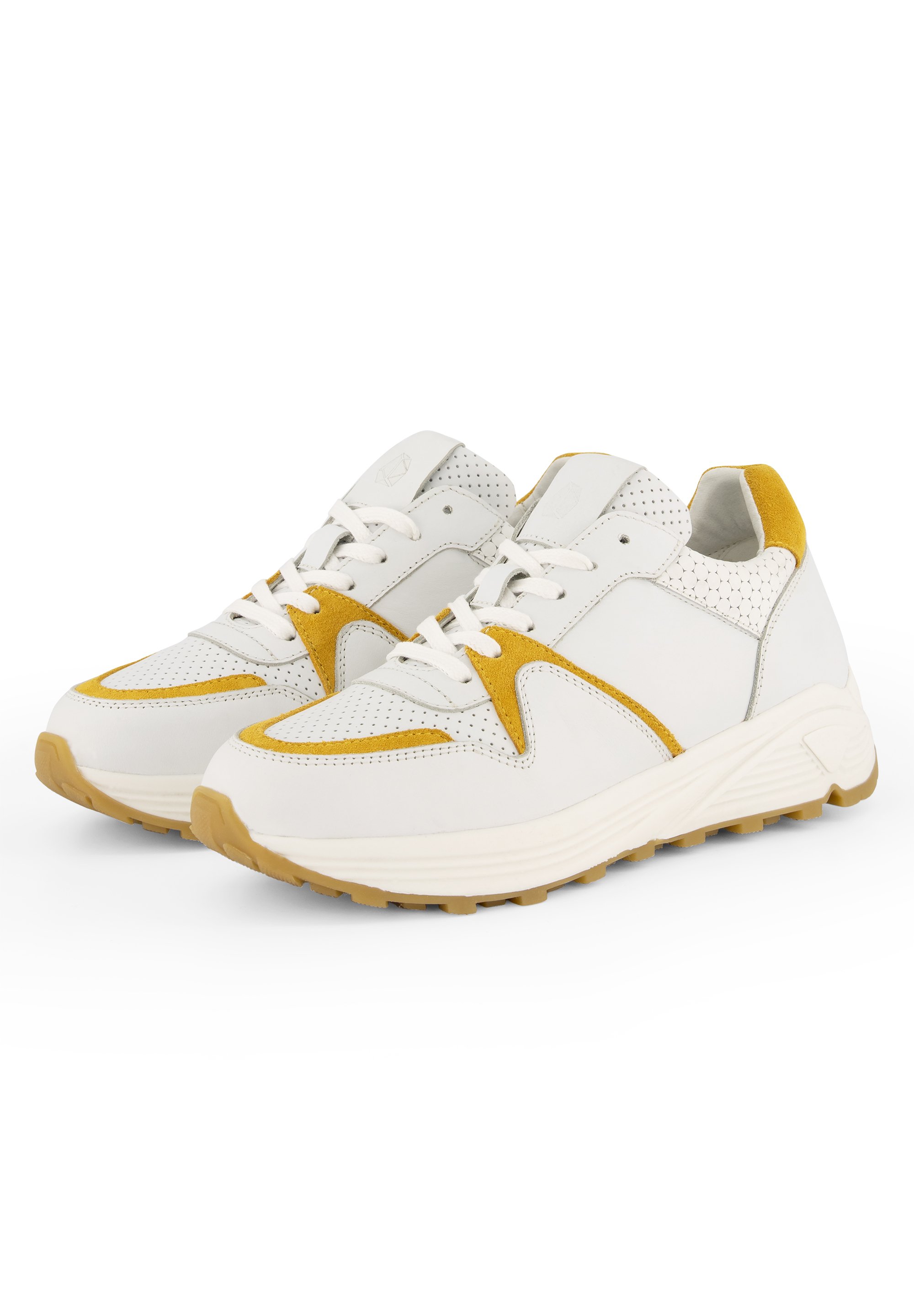 NoGRZ Sneakers laag - white/oker/wit - Zalando.nl