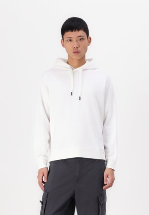 Felpa con cappuccio - natural white