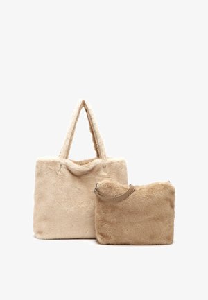 Emily & Noah, EMILY & NOAH SHOPPER E&N EVA FLUFFY - Einkaufstasche - taupe beige