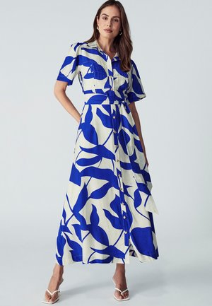 LUCY - Maksimekko - deep blue leaf