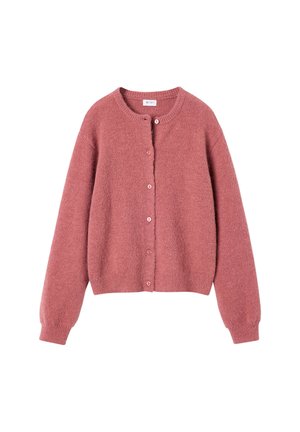 Vertbaudet, VERTBAUDET LONG-SLEEVED CARDIGAN FOR GIRLS - Cardigan - old rose