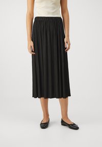 Samsøe Samsøe - UMA SKIRT - Pleated skirt - black Thumbnail Image 1