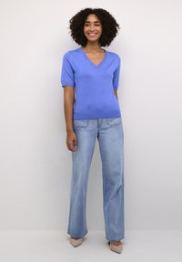Kaffe KALIZZA V-NECK - T-shirt basic - ultramarine
