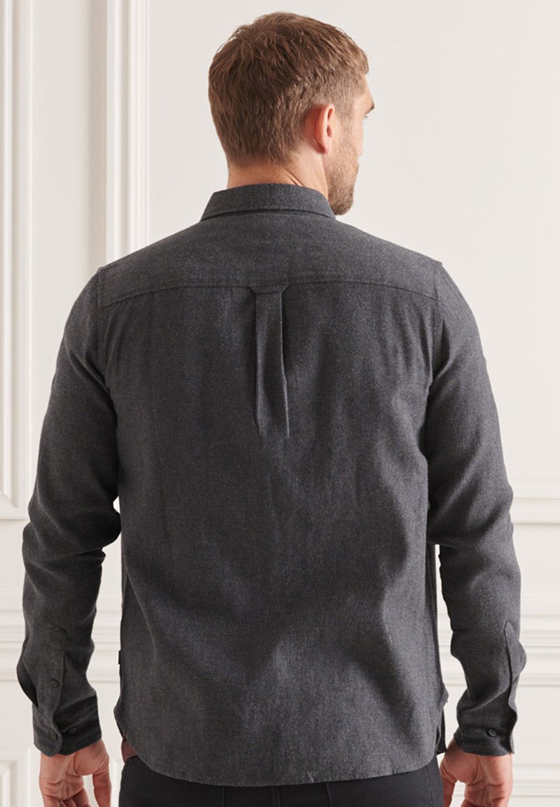 super dry heritage brushed shirt jacket