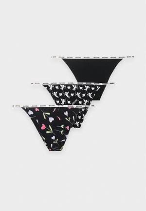 Moschino Underwear, ARCHIVE PRINT 3 PACK - Прашки - fantasia nero