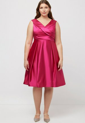 Ulla Popken Cocktailkleid/festliches Kleid - pink