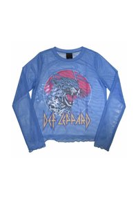Paradiso Clothing DEF LEPPARD LIGHTNING LEOPARD  - Long sleeved top - blue