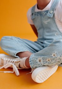 Next DAISY EMBROIDERED - REGULAR  - Lacláče - light blue denim