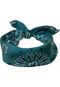 Urban Classics BANDANA UNISEX 2 PACK - Selyemkendő - cherry teal