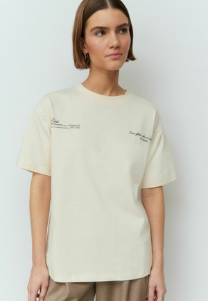 REGULAR FIT - T-Shirt print - ecru