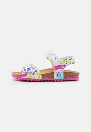 Geox ADRIEL GIRL - Sandali - white/fuchsia