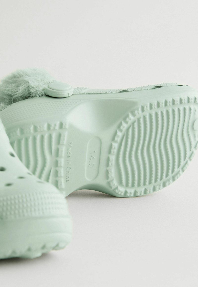 Classic Clog Mint Lined Crocs Next CHARM LINED Clogs Sage Green