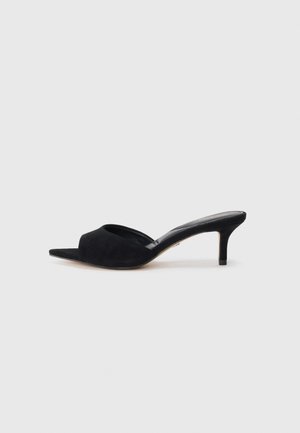 BENALDEN - Magas sarkú papucsszandálok - black