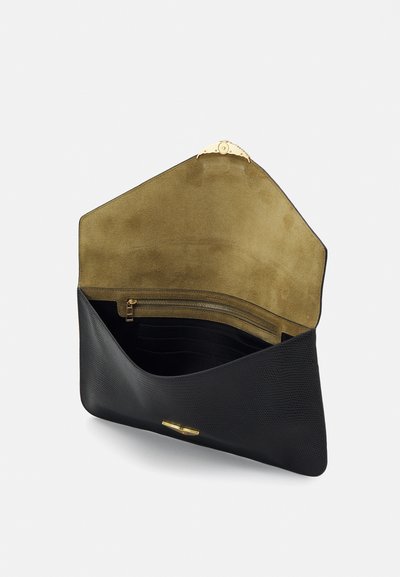 Zadig & Voltaire BORDERLINE POUCH EMBOSSED IGUA - Geantă plic - black