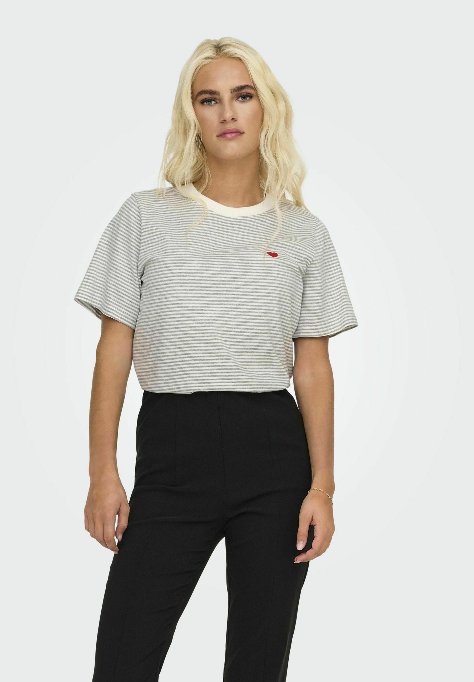Jacqueline de Yong T-shirt Jdytheis 3/4 Top Wvn 15283893 Tapioca Dames