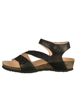 Wedge sandals - black