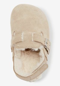 Next LEATHER CORKBED MULE SLIPPERS - Pantofle - beige natural