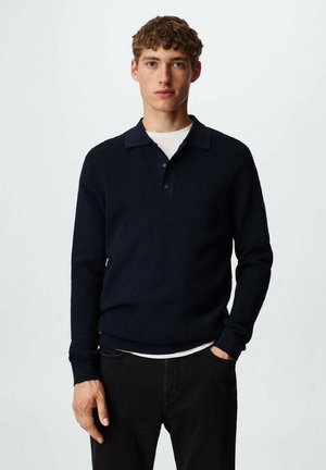 LUXUSS - Polo shirt - bleu nuit