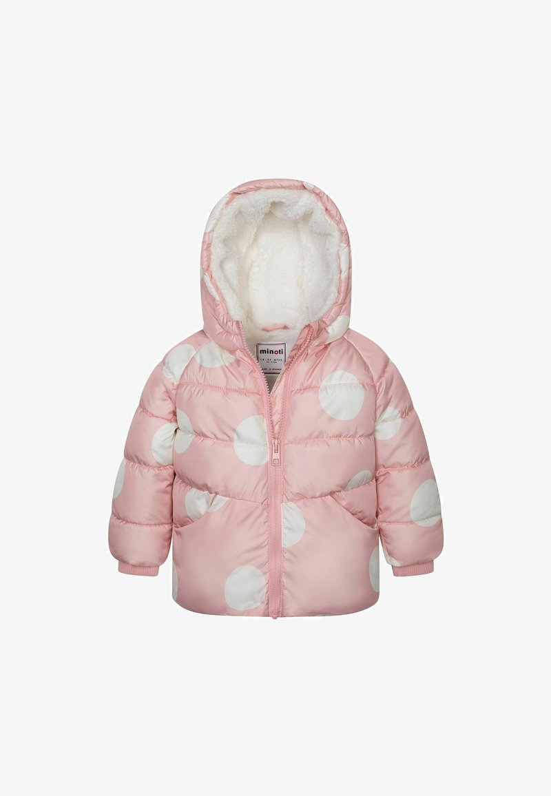 MINOTI HOODED PADDED PUFFER - Zimska jakna - pink cream