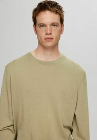 Selected Homme SLHTRAY CREW NECK - Svetr - kelp