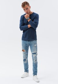Ombre OM LSCL - Sweater - dark blue