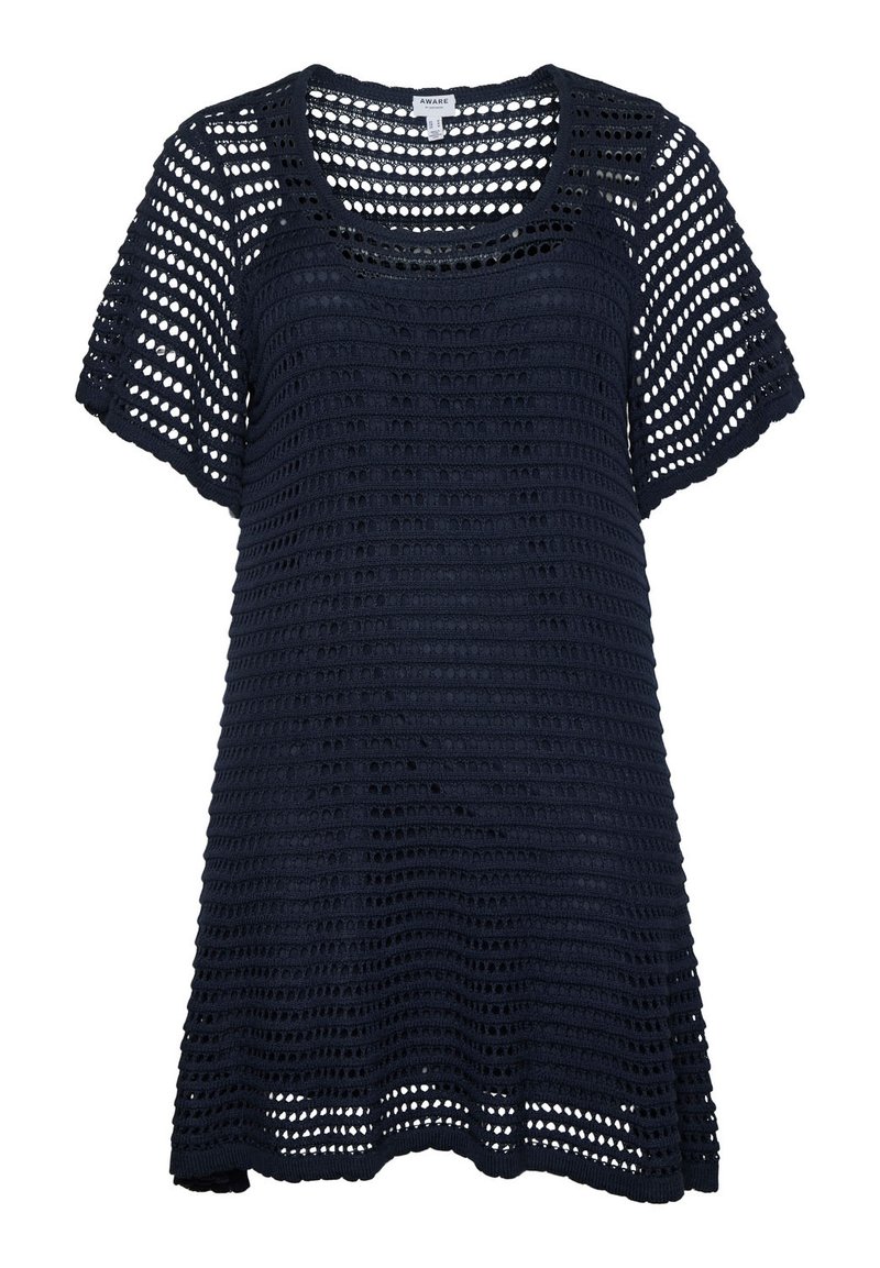 Aware Gebreide jurk donkerblauw