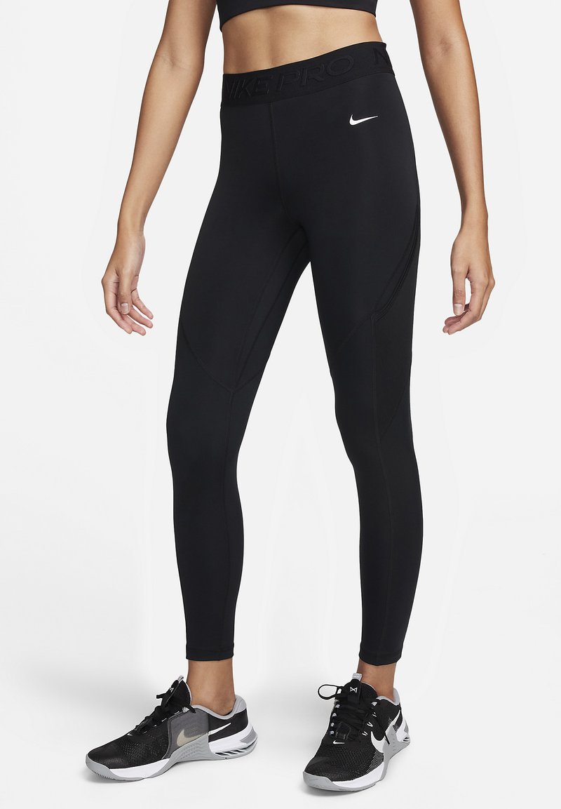 Nike Performance - 7/8 TIGHT - Tights - black/anthracite/(white), Förstora