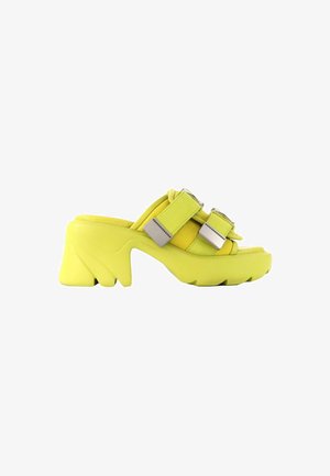 Bottega Veneta, Mules à talons - yellow