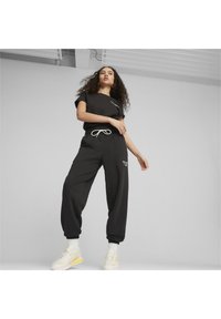 Puma - TEAM - Jogginghose - black Thumbnail-Bild 1