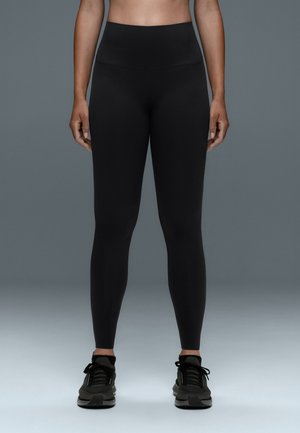 OYSHO, PERFECT-ADAPT HIGH-RISE ANKLE-LENGTH - Leggings - black