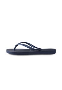 SLIM - Sandale s remenom u obliku slova T - navy blue