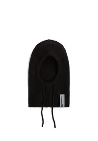 KNITTED BALACLAVA - Megzta kepurė - black