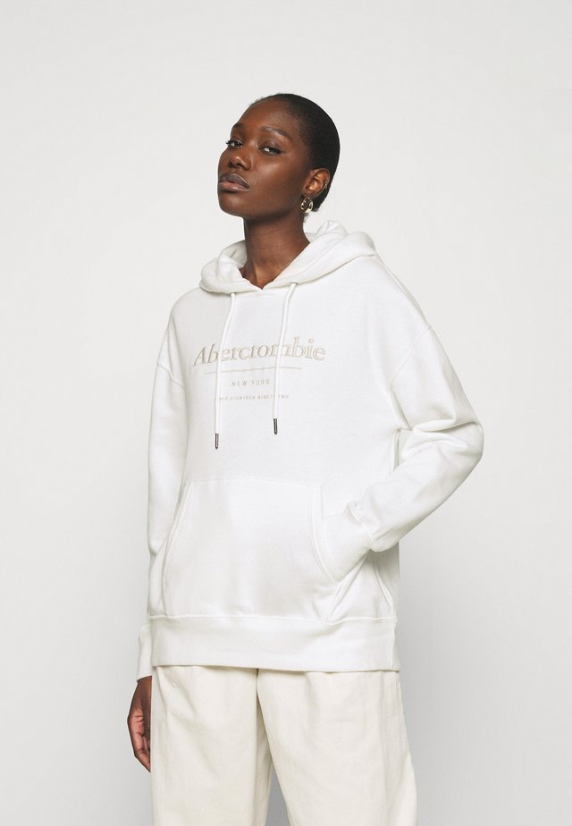 LOGO POPOVER - Sweatshirt - white