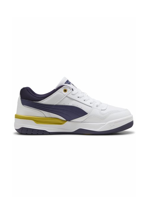 PUMA REBOUND RETRO SNEAKERS UNISEX - Skate shoes - white-deep plum-dazzling yellow — foto 6