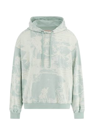 ALLOVER - Sweat à capuche - mehrfarbig grün