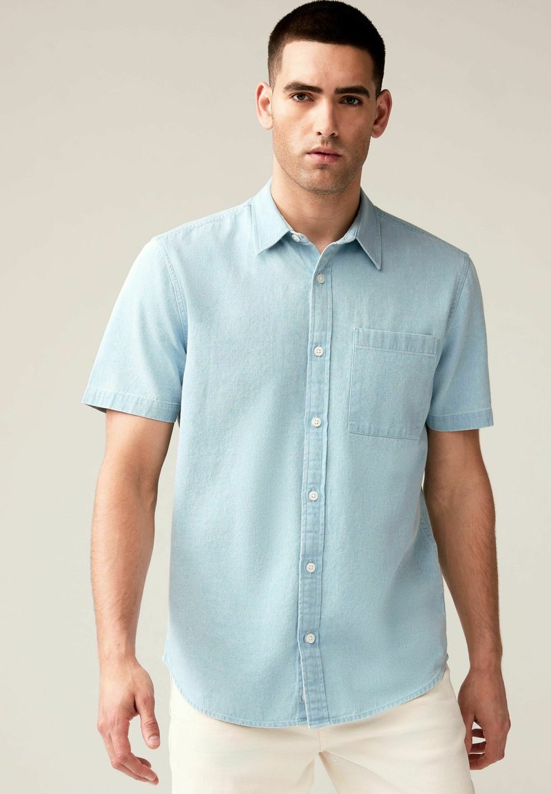 Next SHORT SLEEVE  REGULAR FIT - Skjorta - blue