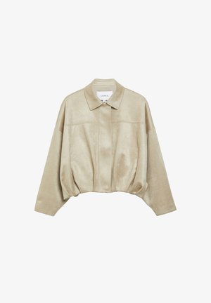 comma, INDOOR-JACKE - Faux leather jacket - beige