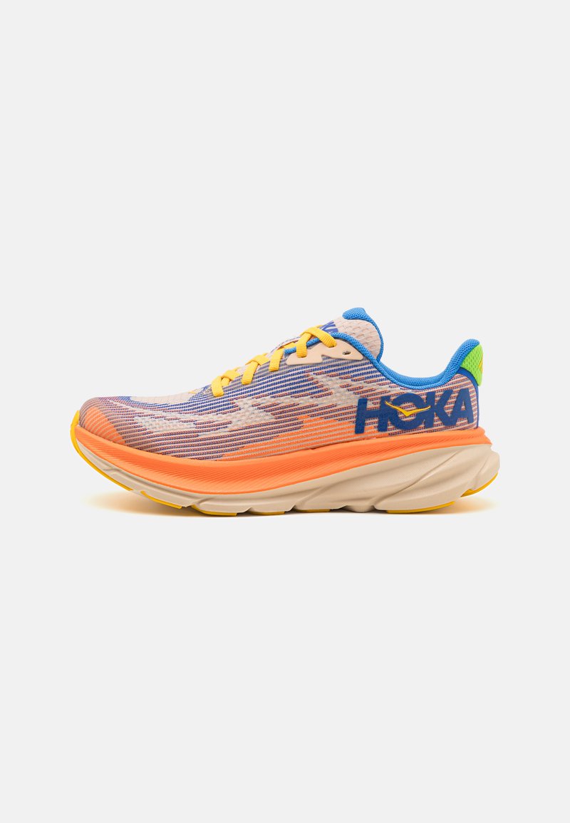 HOKA CLIFTON YOUTH UNISEX - Športni copati - ultramarine/electric tangerine
