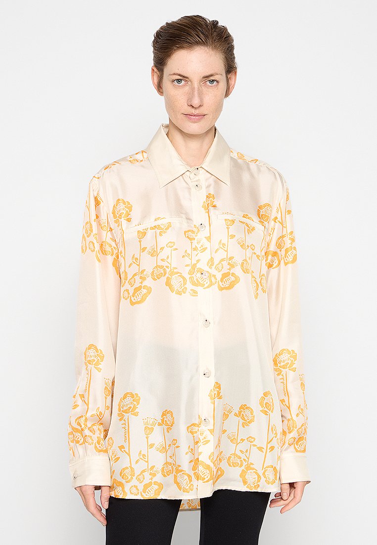 Nanushka Overhemdblouse crème Nanushka Overhemdblouse crème