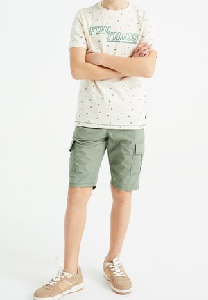 WE Fashion, Pantalon cargo - mottled dark green