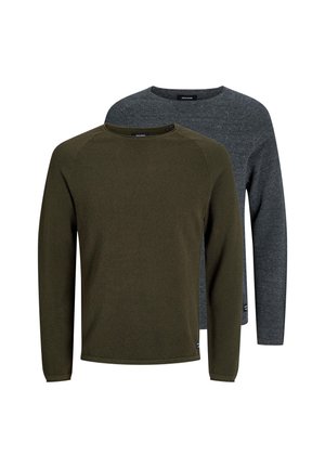 2 PACK - Maglione - dunkelgrau/dunkelgrün