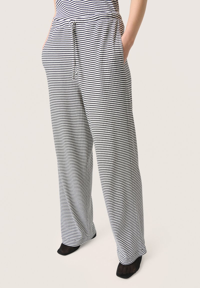 Calla Trouser in Truffle Stripe main image 0