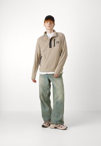 Quiksilver NO DESTINATION 2 HALF SNAP - Fleecepullover - timber wolf