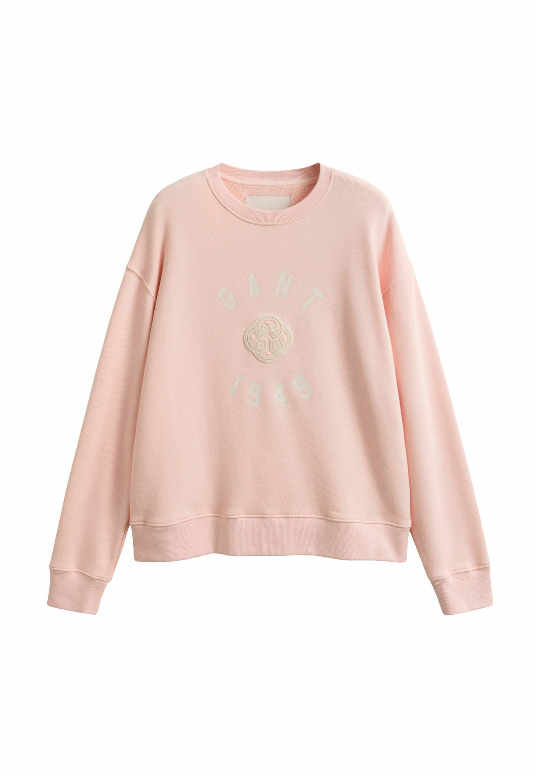 GANT GRAPHIC C NECK - Mikina - apricot pink