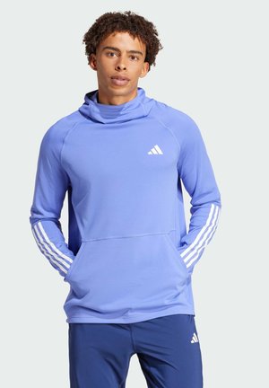OWN THE RUN 3-STRIPES - Langarmshirt - semi blue