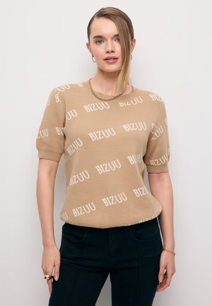 AYLE - T-shirt print - beige