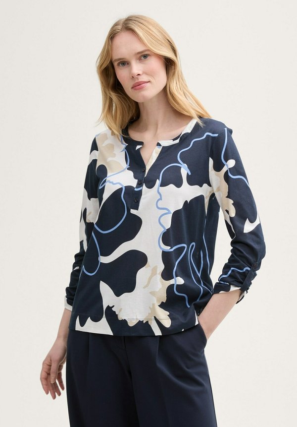 LANGARM MIT MUSTER - Bluse - big floral shapes design
