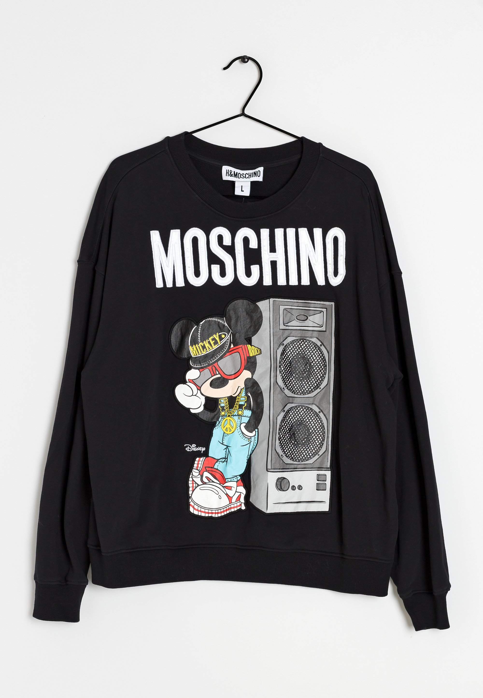 MOSCHINO x H&M Sweatshirt - black/schwarz - (Pre-owned) - Zalando.de