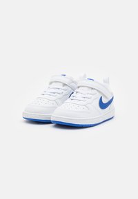 Nike Sportswear COURT BOROUGH LOW RECRAFT UNISEX - Tenisice - white/hyper royal